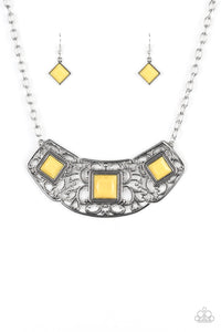 Feeling Inde-PENDANT - Yellow - Spiffy Chick Jewelry
