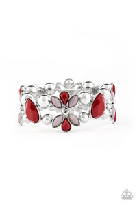 Fabulously Flourishing - Red - Spiffy Chick Jewelry