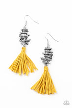Load image into Gallery viewer, Tiki Tassel - Yellow - Spiffy Chick Jewelry
