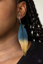 Load image into Gallery viewer, Fleek Feathers - Blue - Spiffy Chick Jewelry
