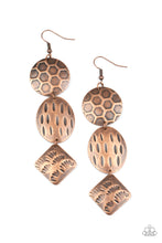 Load image into Gallery viewer, Mixed Movement - Copper - Spiffy Chick Jewelry
