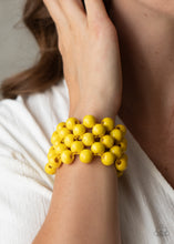 Load image into Gallery viewer, Tiki Tropicana - Yellow - Spiffy Chick Jewelry
