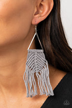 Load image into Gallery viewer, Macrame Jungle - Silver - Spiffy Chick Jewelry
