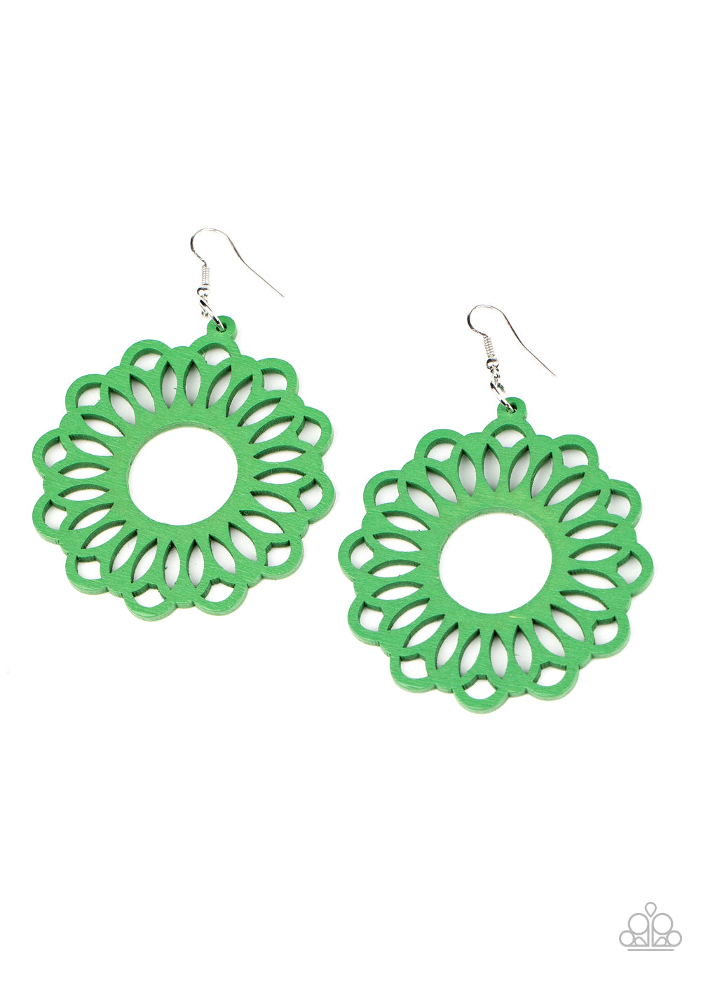 Dominican Daisy - Green - Spiffy Chick Jewelry