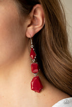 Load image into Gallery viewer, Geo Getaway - Red - Spiffy Chick Jewelry
