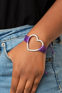 Playing With My HEARTSTRINGS - Purple - Spiffy Chick Jewelry