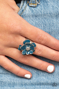 Hibiscus Holiday - Blue - Spiffy Chick Jewelry