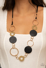 Load image into Gallery viewer, Sooner or LEATHER - Black - Spiffy Chick Jewelry
