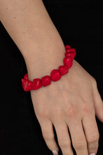 Load image into Gallery viewer, Prehistoric Paradise - Red - Spiffy Chick Jewelry
