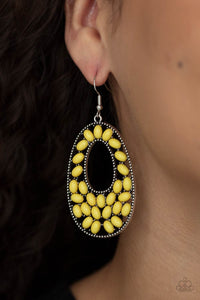 Beaded Shores - Yellow - Spiffy Chick Jewelry
