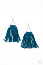 Load image into Gallery viewer, Modern Day Macrame - Blue - Spiffy Chick Jewelry
