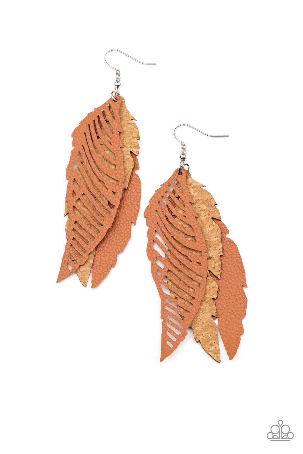 WINGING Off The Hook - Brown - Spiffy Chick Jewelry