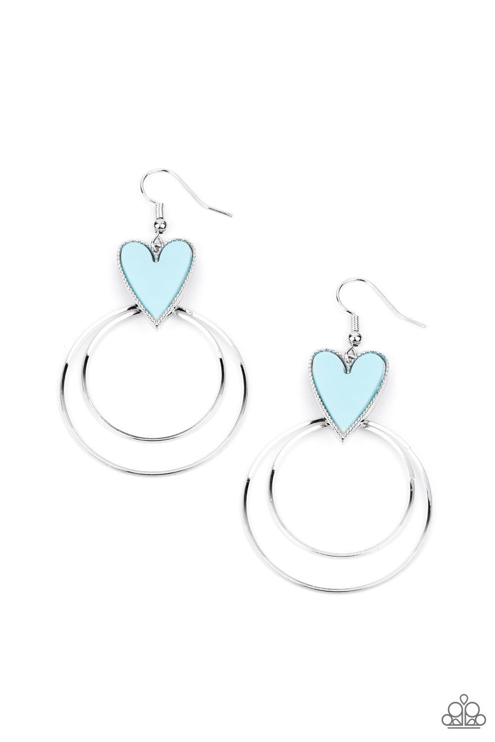 Happily Ever Hearts - Blue - Spiffy Chick Jewelry