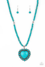 Load image into Gallery viewer, A Heart Of Stone - Blue - Spiffy Chick Jewelry
