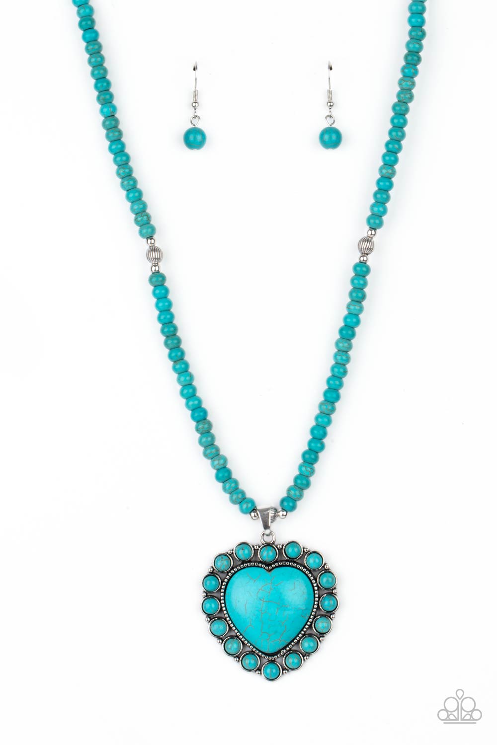 A Heart Of Stone - Blue - Spiffy Chick Jewelry